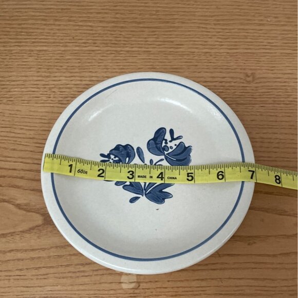 Vtg Pfaltzgraff Yorktowne Bread Dessert Plates 7 Inch Set of 3 Stoneware Retired - Picture 5 of 5